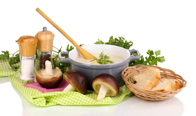 Stół z produktami kuchennymi